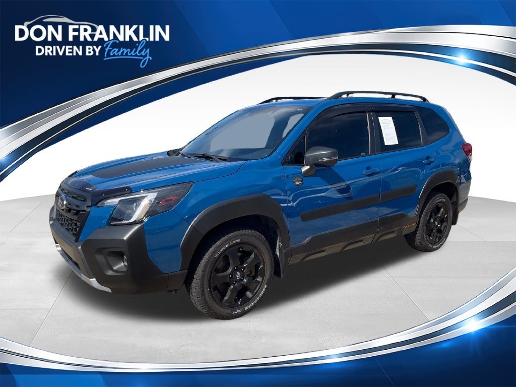 Used 2024 Blue Subaru Wilderness image 1