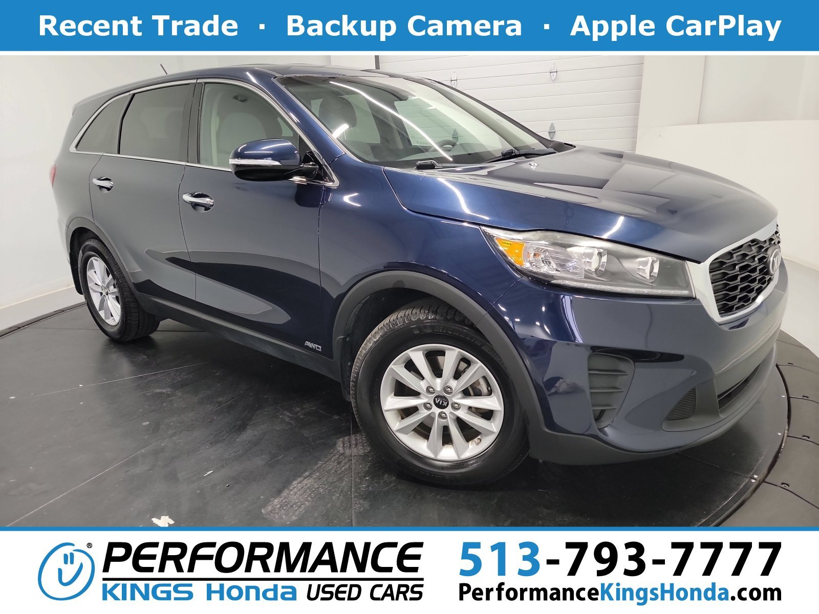 Used 2019 Blaze Blue Kia LX V6 image 1