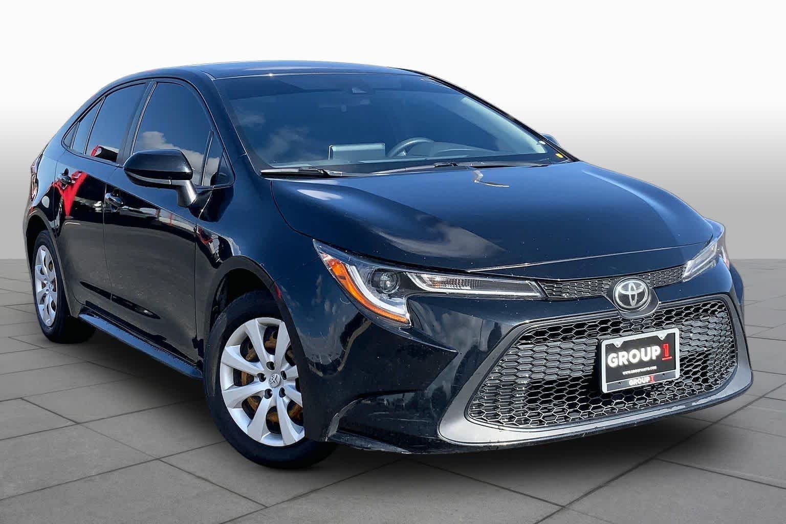 Used 2021 Black Sand Pearl Toyota LE image 3