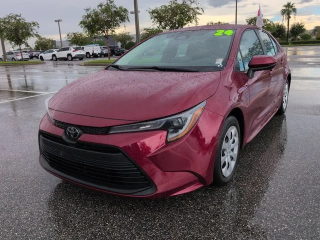 Certified Used 2024 Red Toyota LE image 8