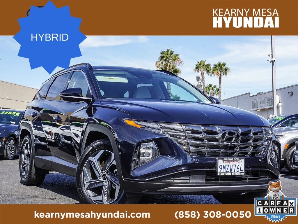 Used 2024 Blue Hyundai Limited image 1