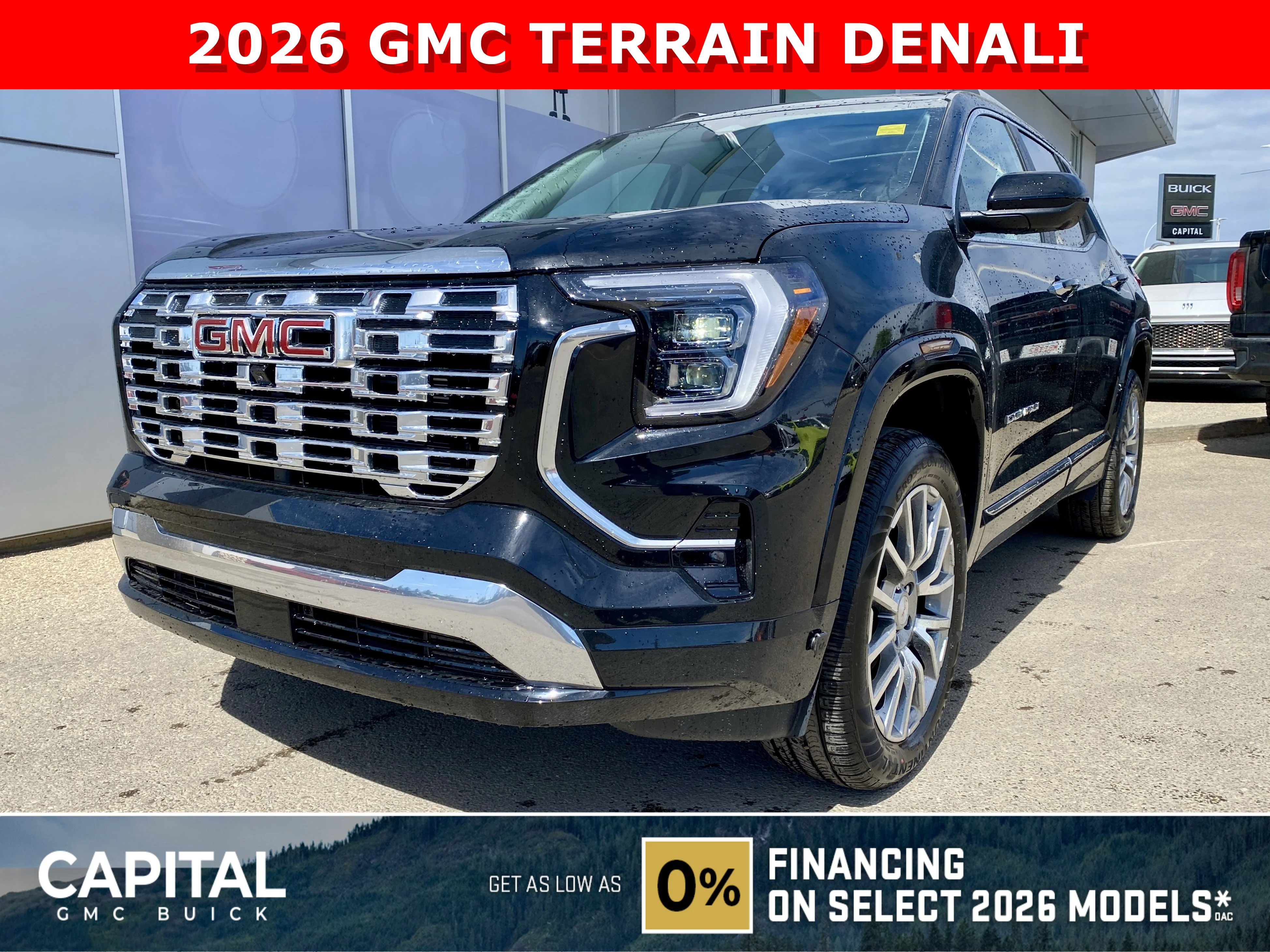 New 2026 EBONY TWILIGHT METALLIC GMC AWD Denali image 1