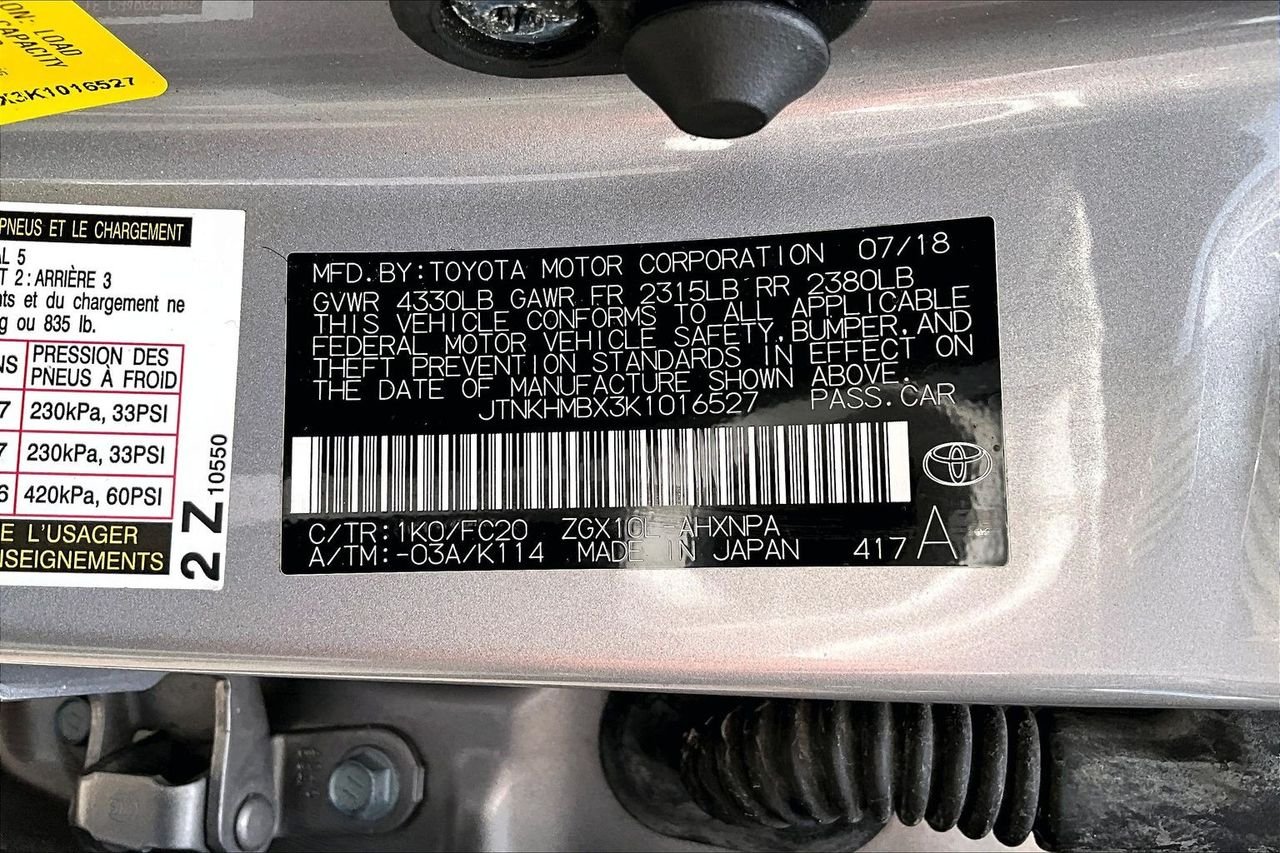 Used 2019 Silver Toyota LE image 16