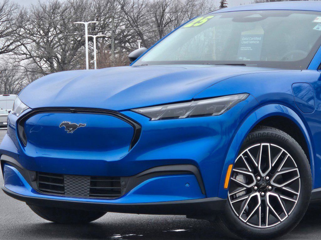 Certified 2025 Ford Mustang Mach-E Premium AWD with VIN 3FMTK3SU1SMA19614 for sale in Plano, IL