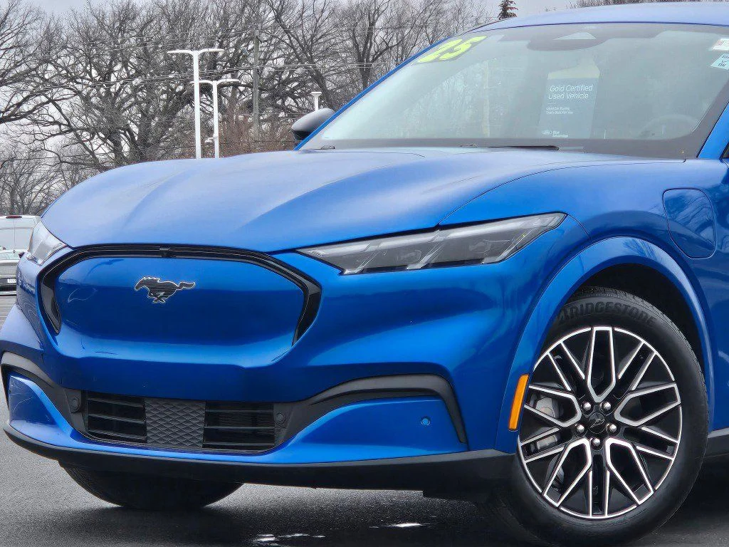 Certified 2025 Ford Mustang Mach-E Premium AWD with VIN 3FMTK3SU1SMA19614 for sale in Plano, IL