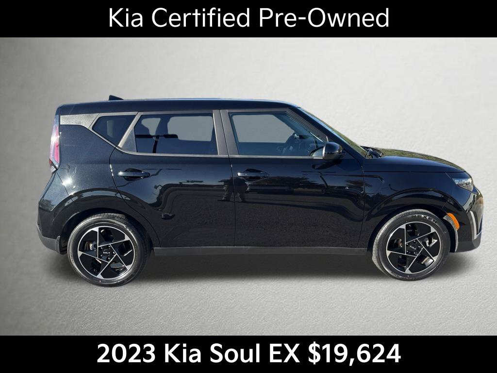 Certified Used 2023 Black Kia EX image 2