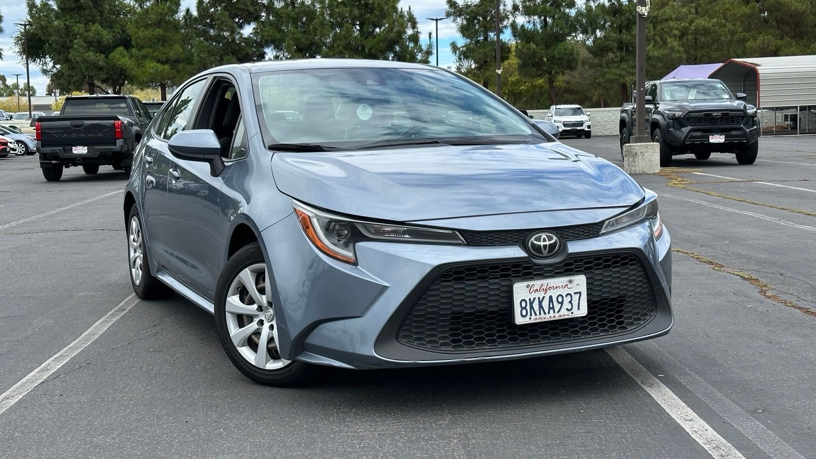 Used 2020 Celestite Toyota LE image 1