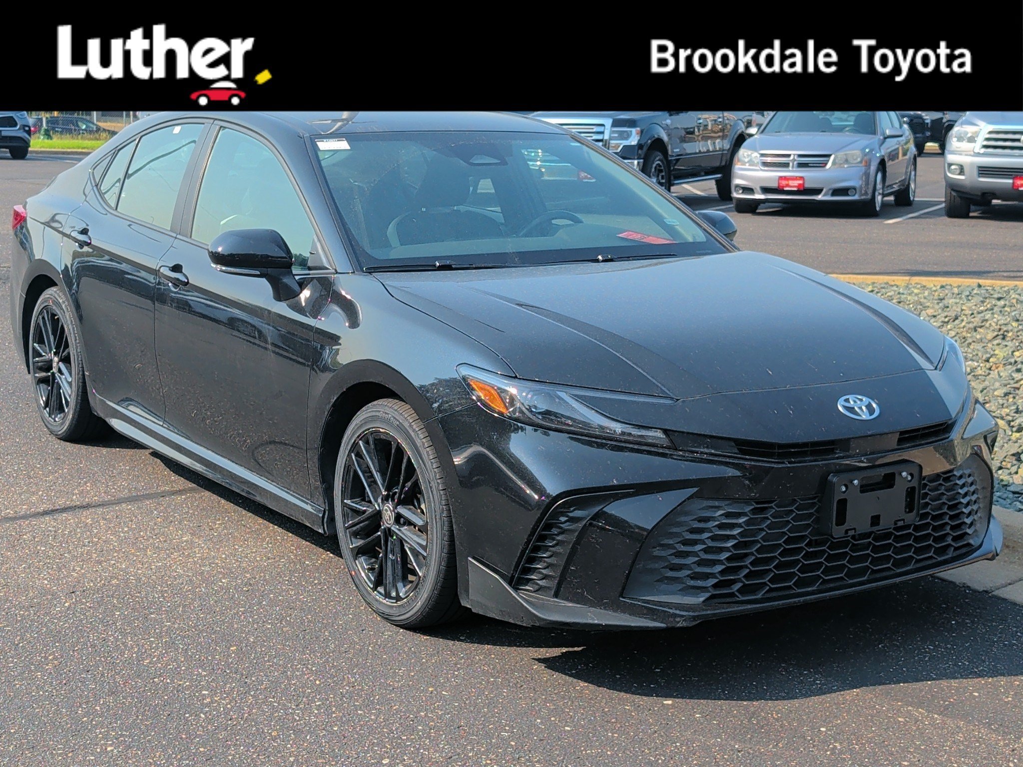 Used 2025 MIDNIGHT BLACK Toyota SE image 1