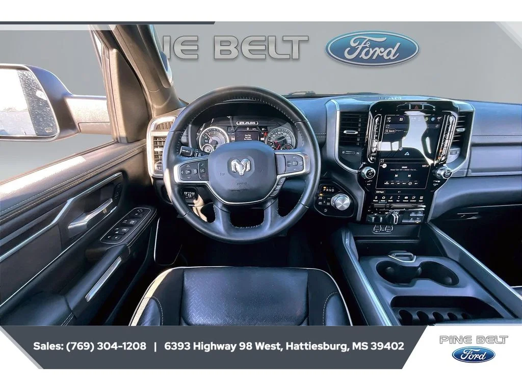 Used 2023 Ivory White Tri-Coat Pearlcoat Ram Laramie image 5