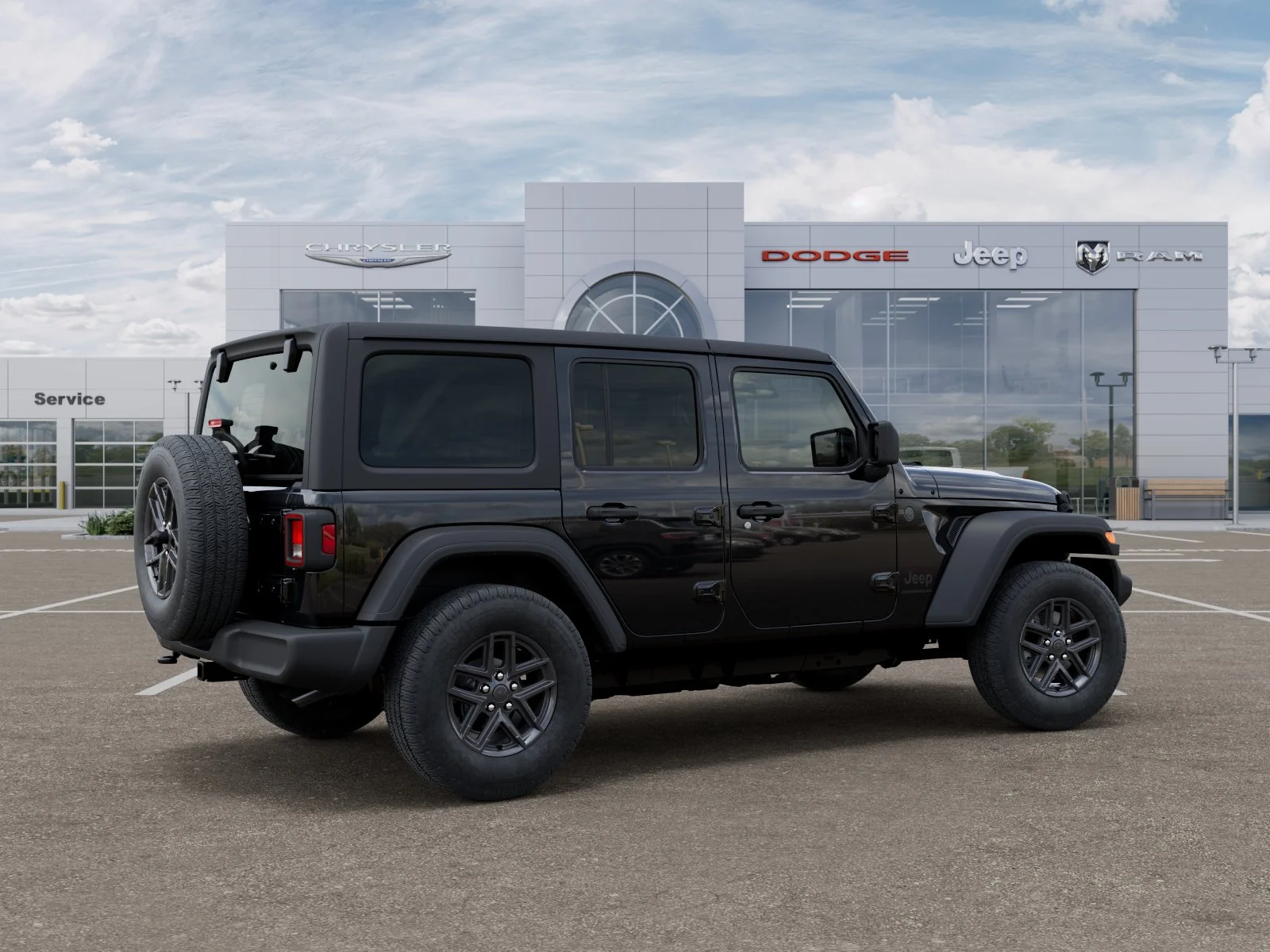 New 2025 Black Clearcoat Jeep Sport S image 40