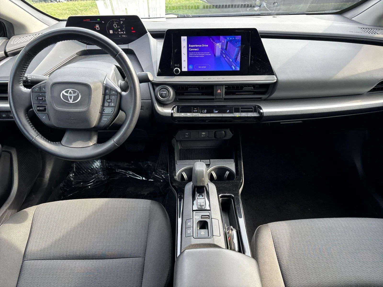 Used 2023 Midnight Black Metallic Toyota LE image 35