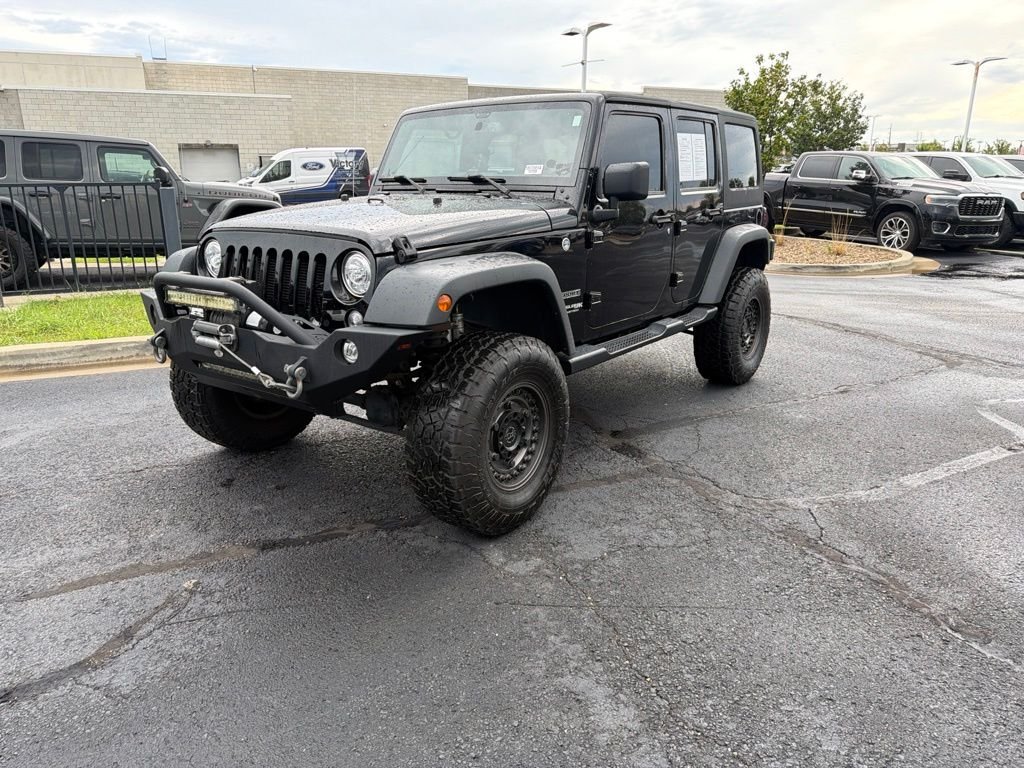 Used 2018 Black Jeep Unlimited Sport image 3