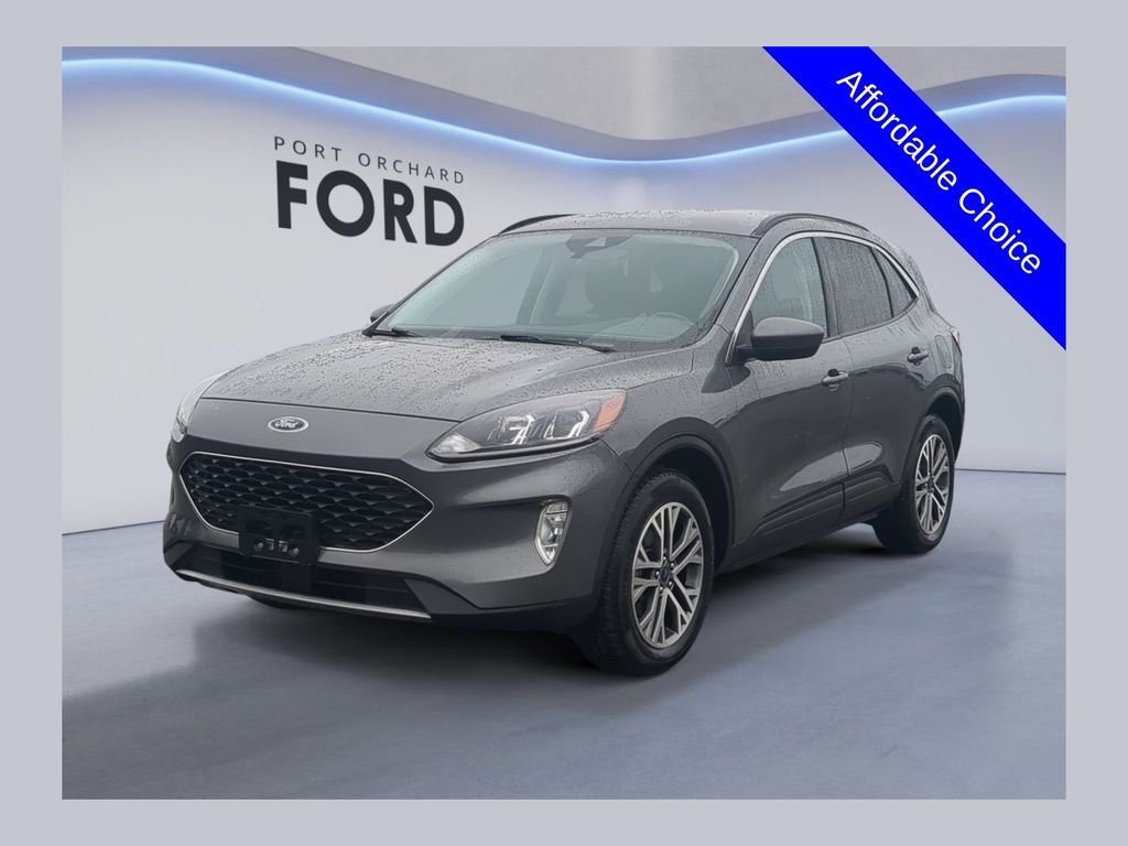 Used 2021 Gray Ford SEL image 1