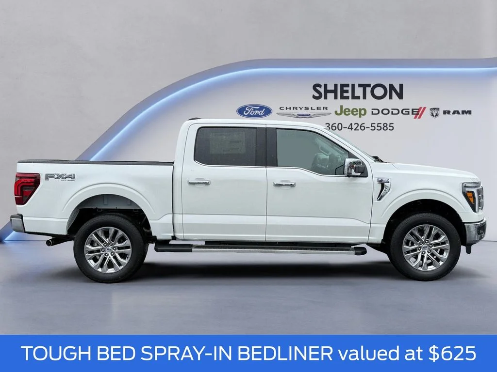 New 2026 Star White Metallic Tri-Coat Ford Lariat® image 7
