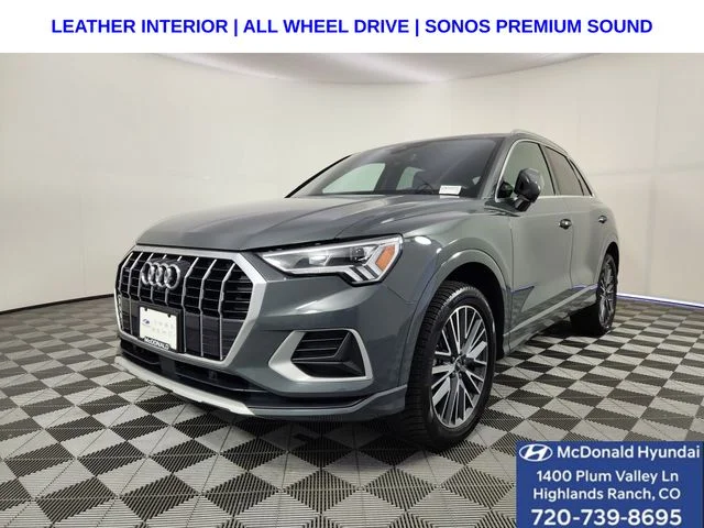 Used 2022 Gray Audi Premium Plus image 1
