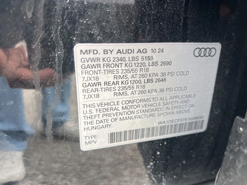 Certified Used 2025 Mythos Black Metallic Audi Premium image 13