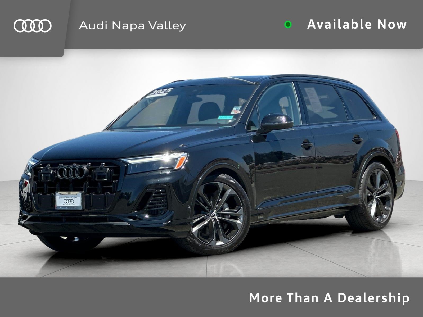 Used 2025 Mythos Black Metallic Audi Premium Plus image 1