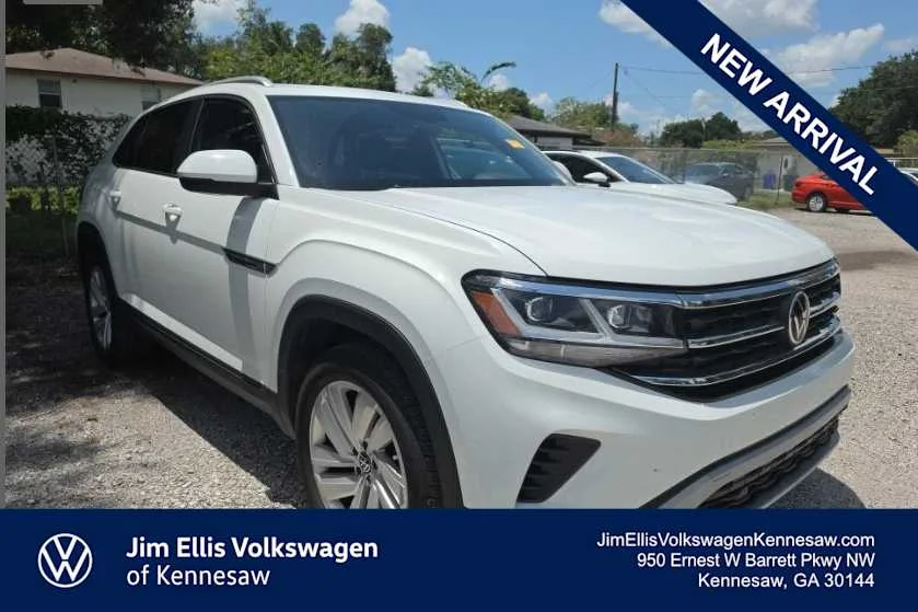 Certified Used 2023 Pure White Volkswagen 3.6L V6 SE w/Technology image 1