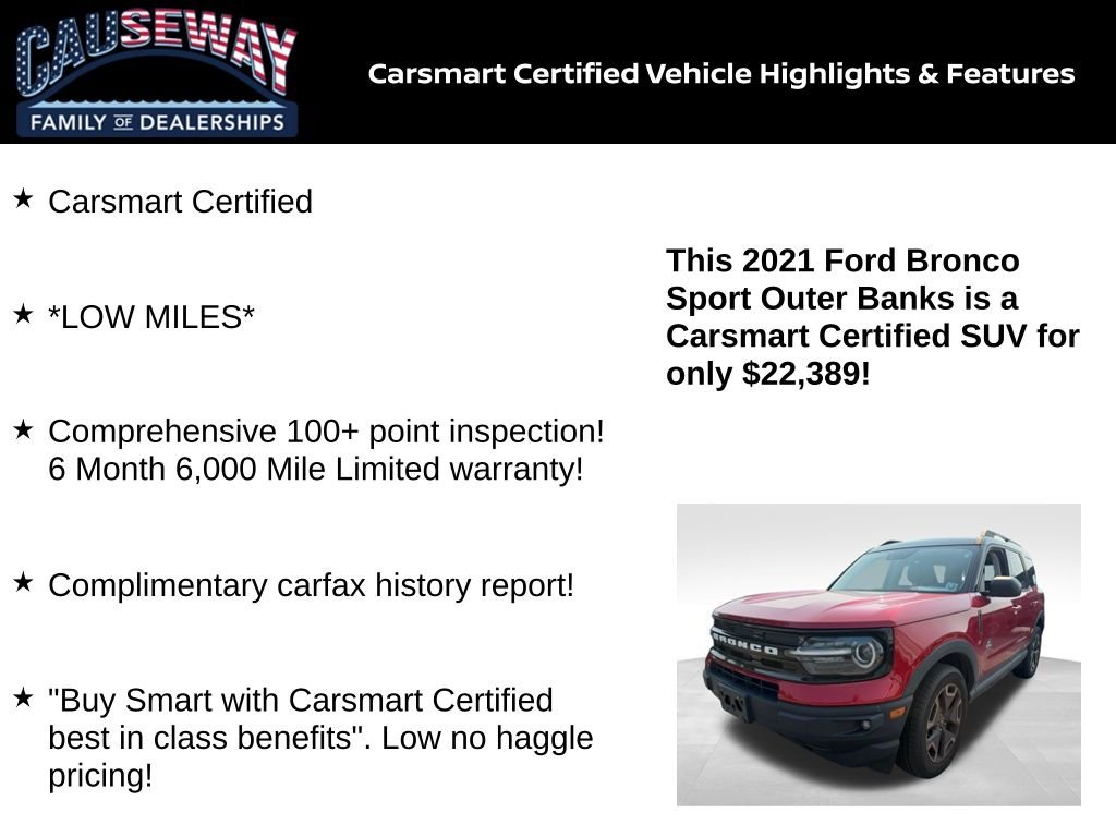Used 2021 Red Metallic Ford Outer Banks image 2