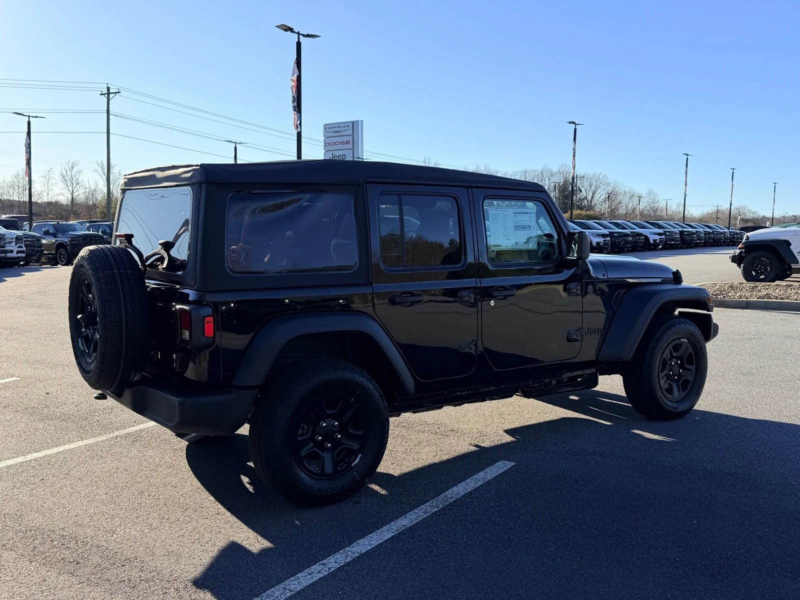 New 2026 Black Clear-Coat Exterior Paint Jeep Sport image 10