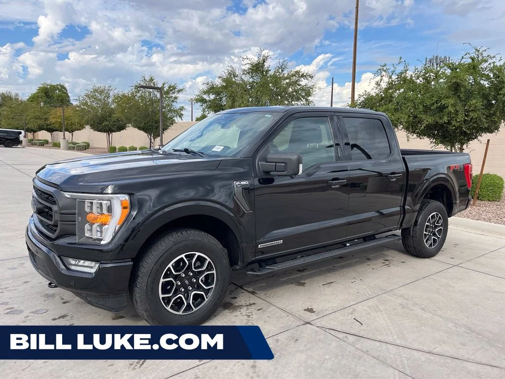 Used 2022 Black Ford XLT image 1