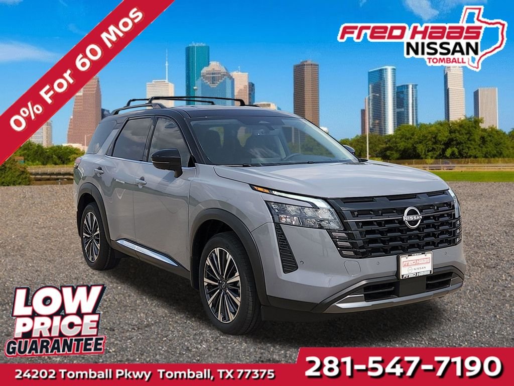 New 2026 Boulder Gray Pearl / Super Black Two-tone Nissan Platinum image 1
