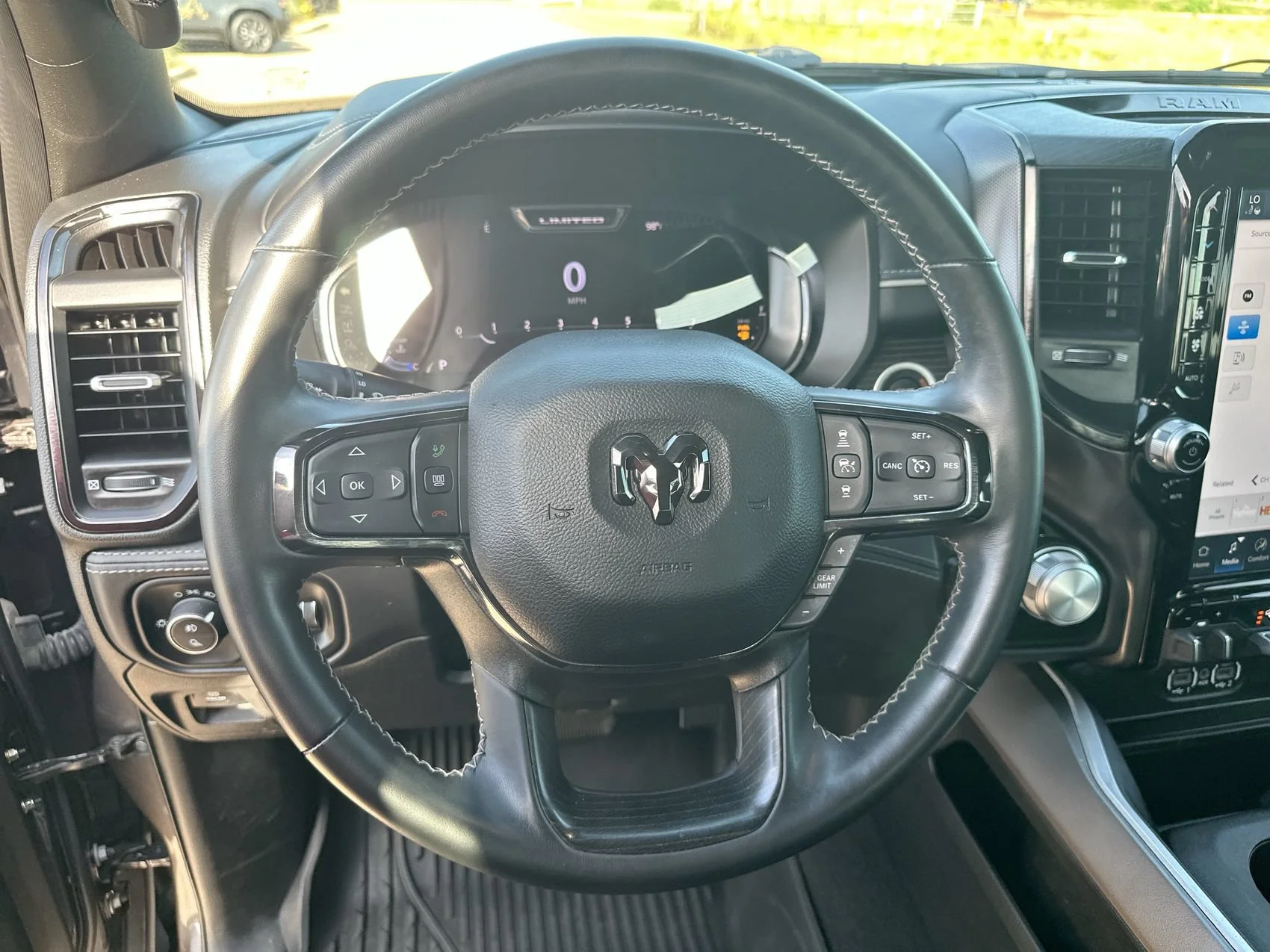 Used 2023 Granite Crystal Metallic Clearcoat Ram Limited image 14