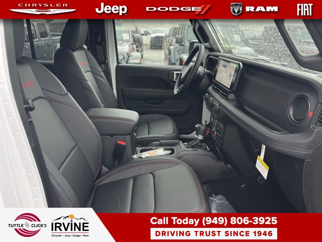New 2026 Bright White Clearcoat Jeep Rubicon X image 16