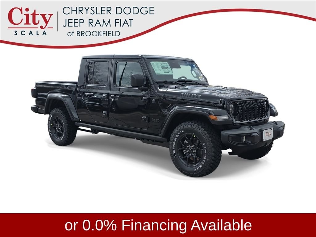 New 2026 Black Clearcoat Jeep Willys image 1