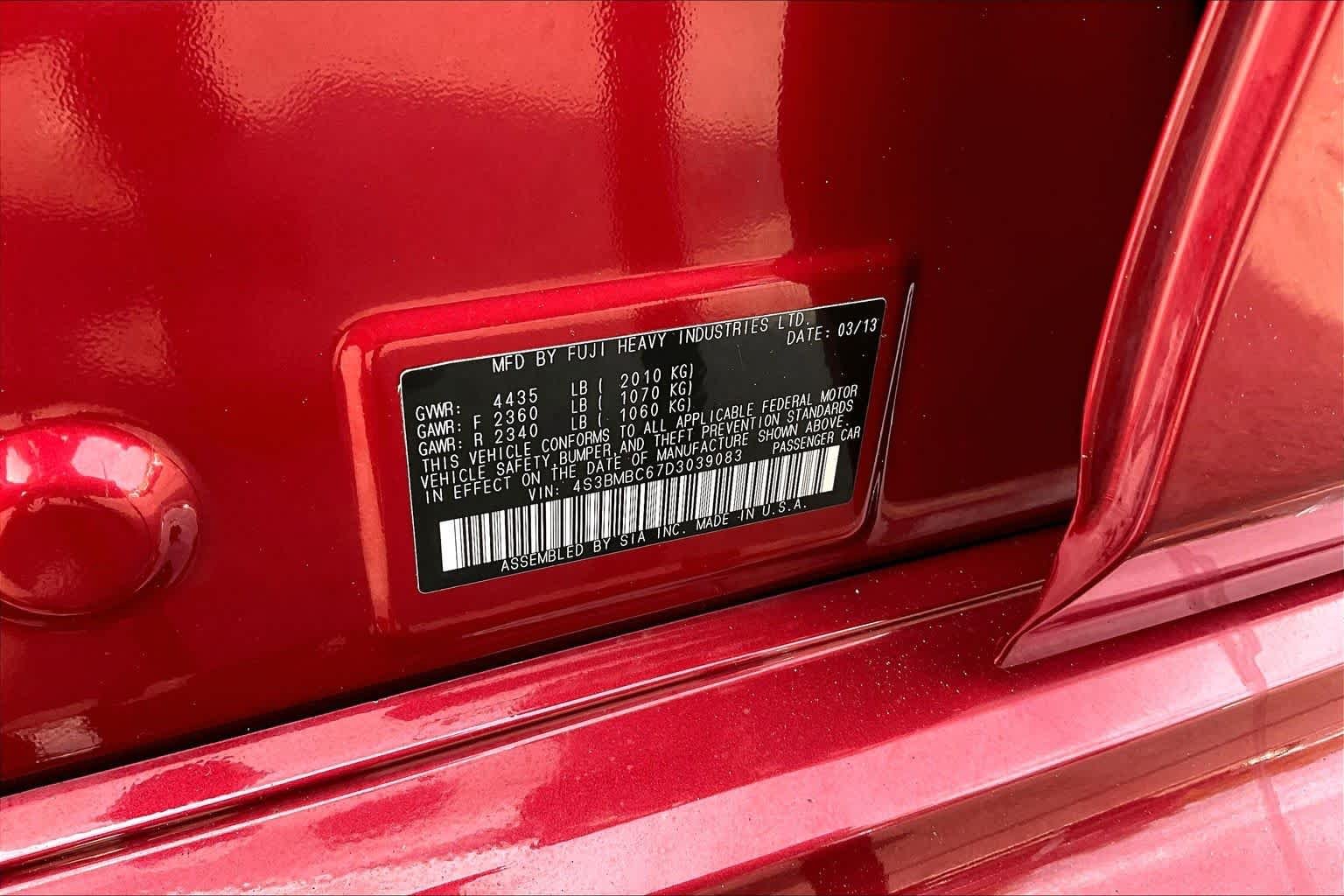 Used 2013 Venetian Red Pearl Subaru 2.5i Premium image 33
