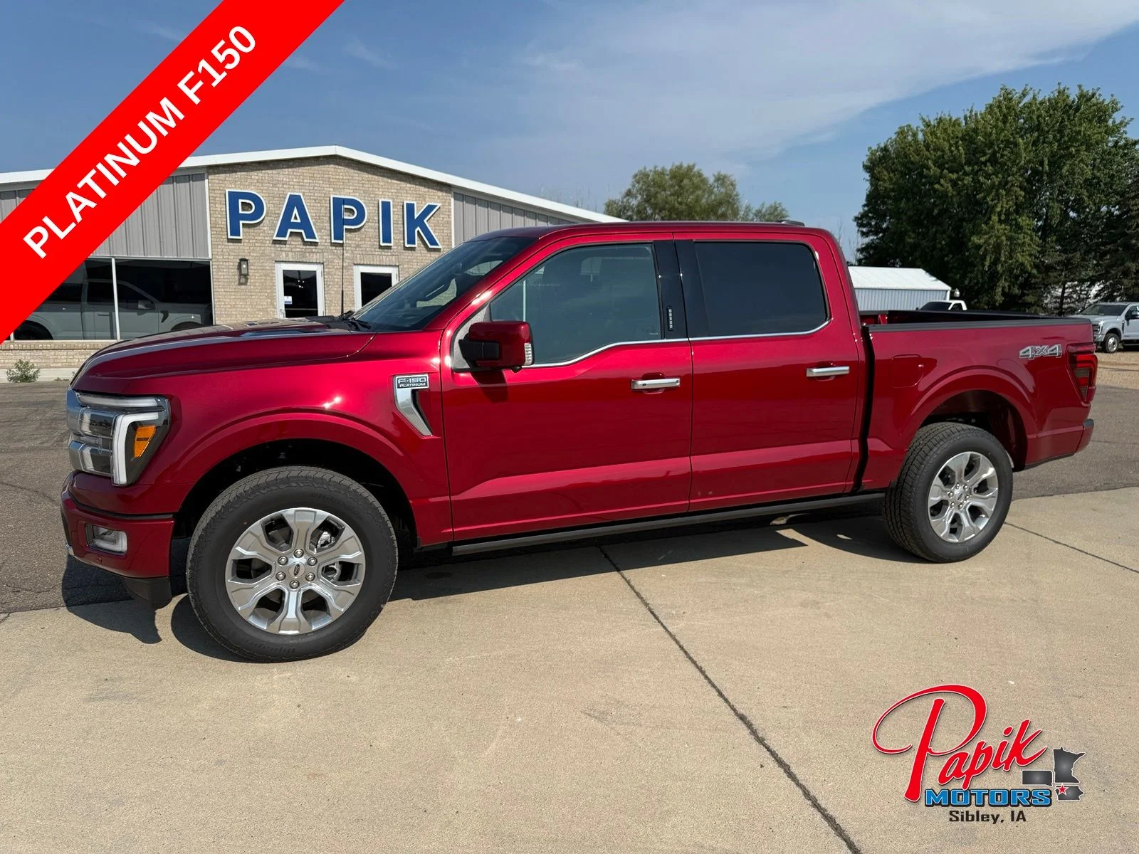 New 2026 Ruby Red Metallic Tinted Clearcoat Ford Platinum® image 1