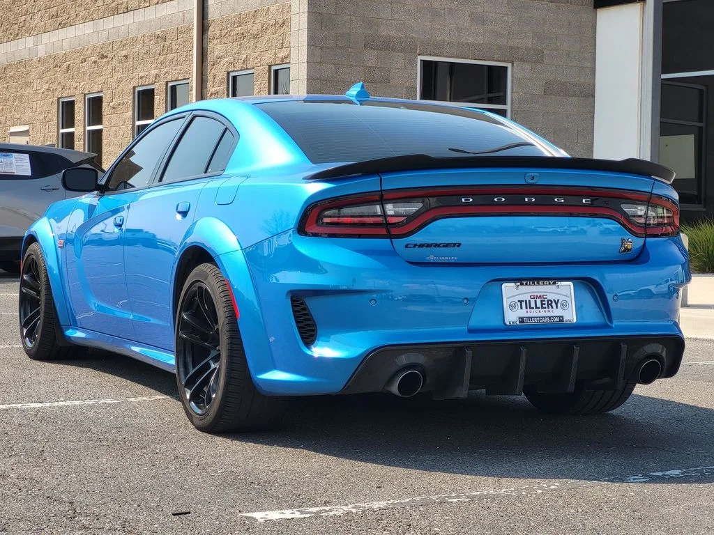 Used 2023 Blue Dodge Scat Pack Widebody image 5