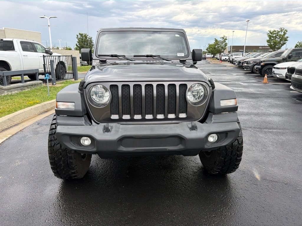 Used 2020 Jeep Wrangler Unlimited Sport with VIN 1C4HJXDN5LW191754 for sale in Kansas City