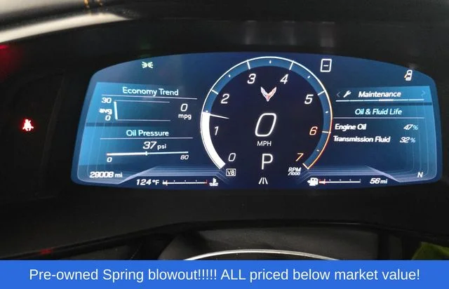 Used 2020 Orange Chevrolet Stingray image 12