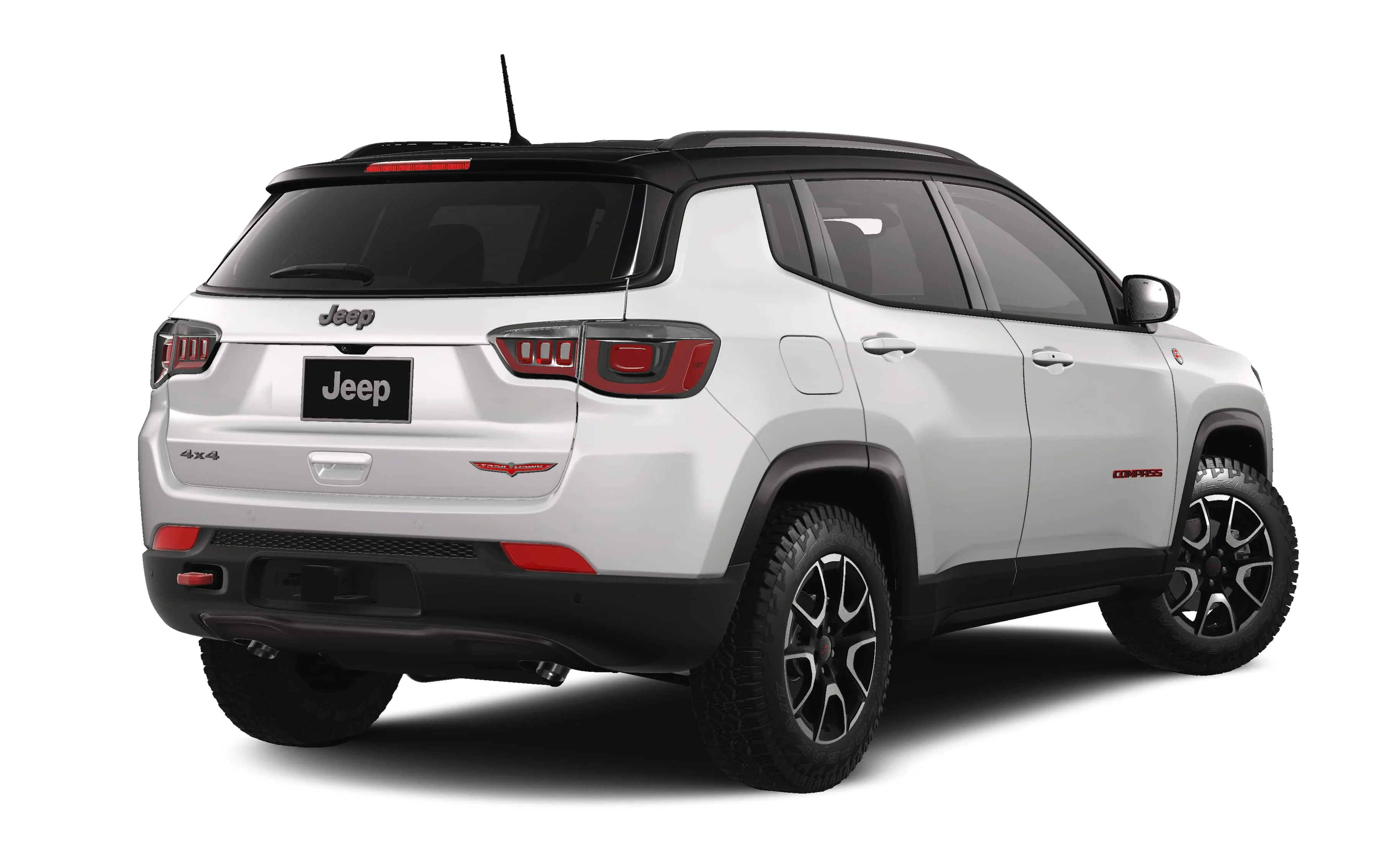 New 2026 Bright White Clear-Coat Exterior Paint Jeep Trailhawk image 2