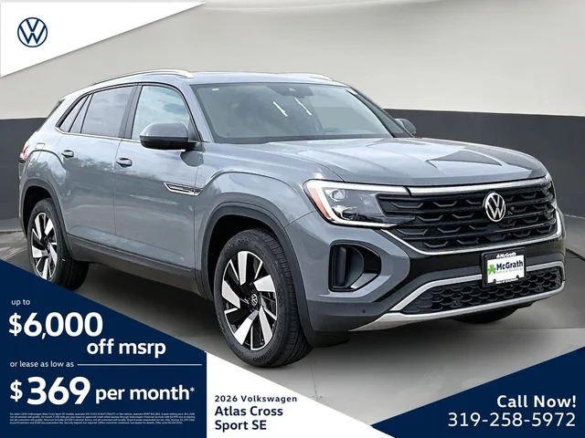 2026 Volkswagen Atlas Cross Sport 2.0T SE w/Technology
