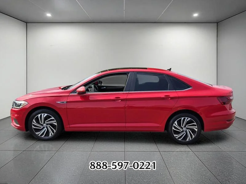 Certified Used 2021 Tornado Red Volkswagen SEL image 2