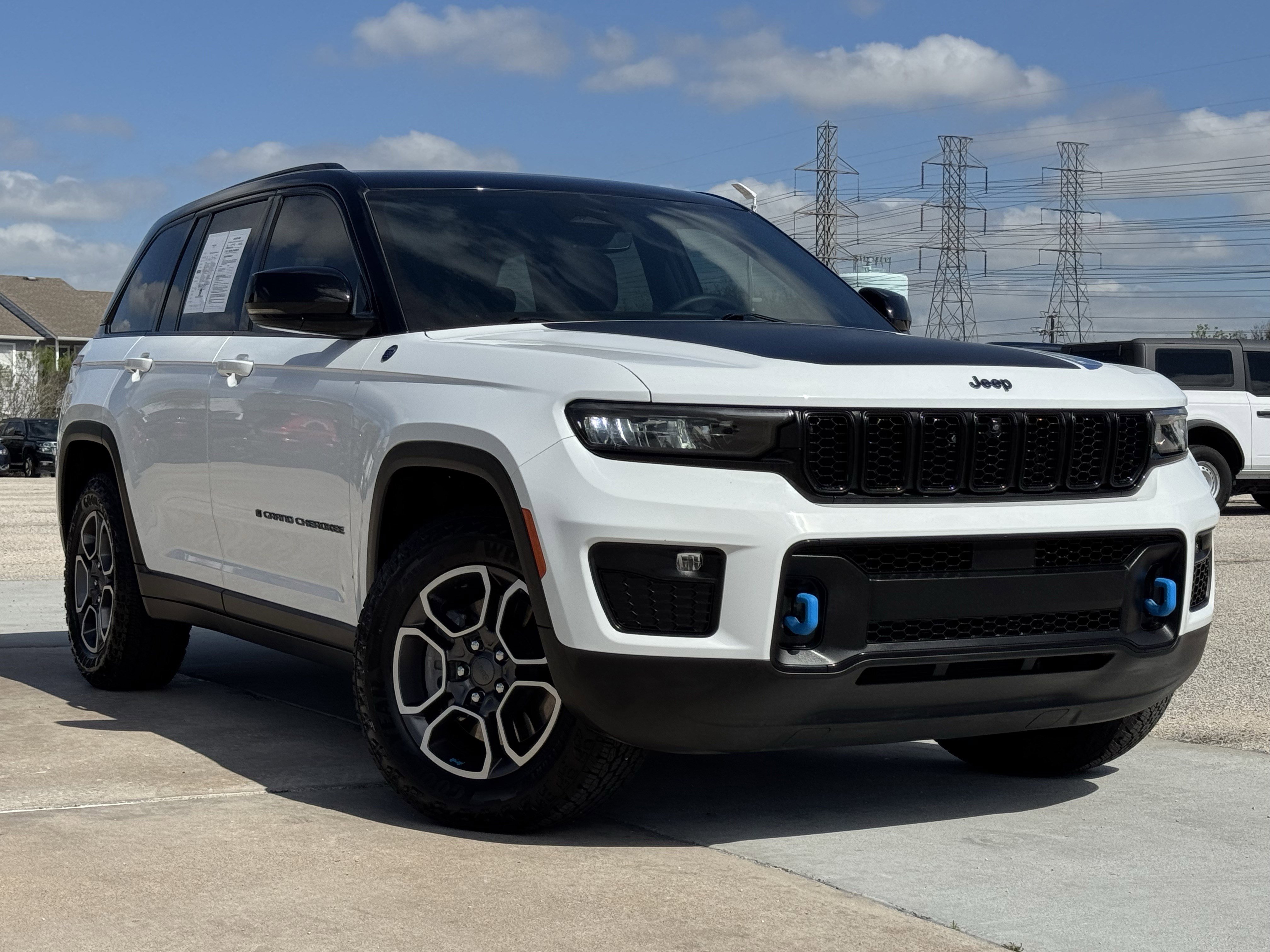 Used 2022 Jeep Grand Cherokee Trailhawk 4xe with VIN 1C4RJYC67N8761670 for sale in Webster, TX