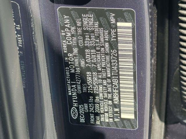 New 2026 Blue Hyundai SEL Sport AWD image 30