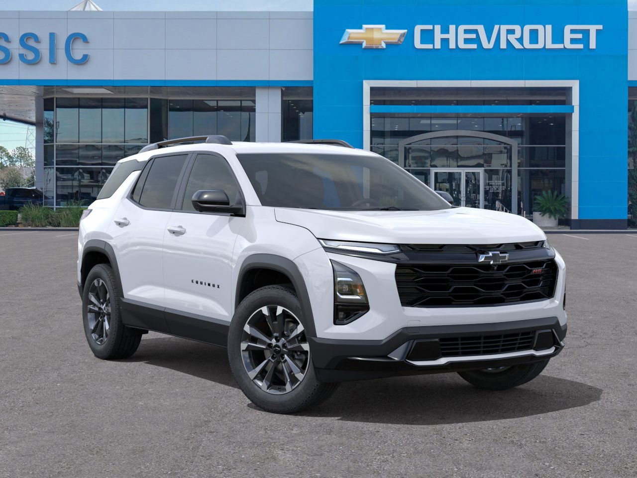 2026 Chevrolet Equinox RS White at Classic Elite Chevrolet Hwy 6