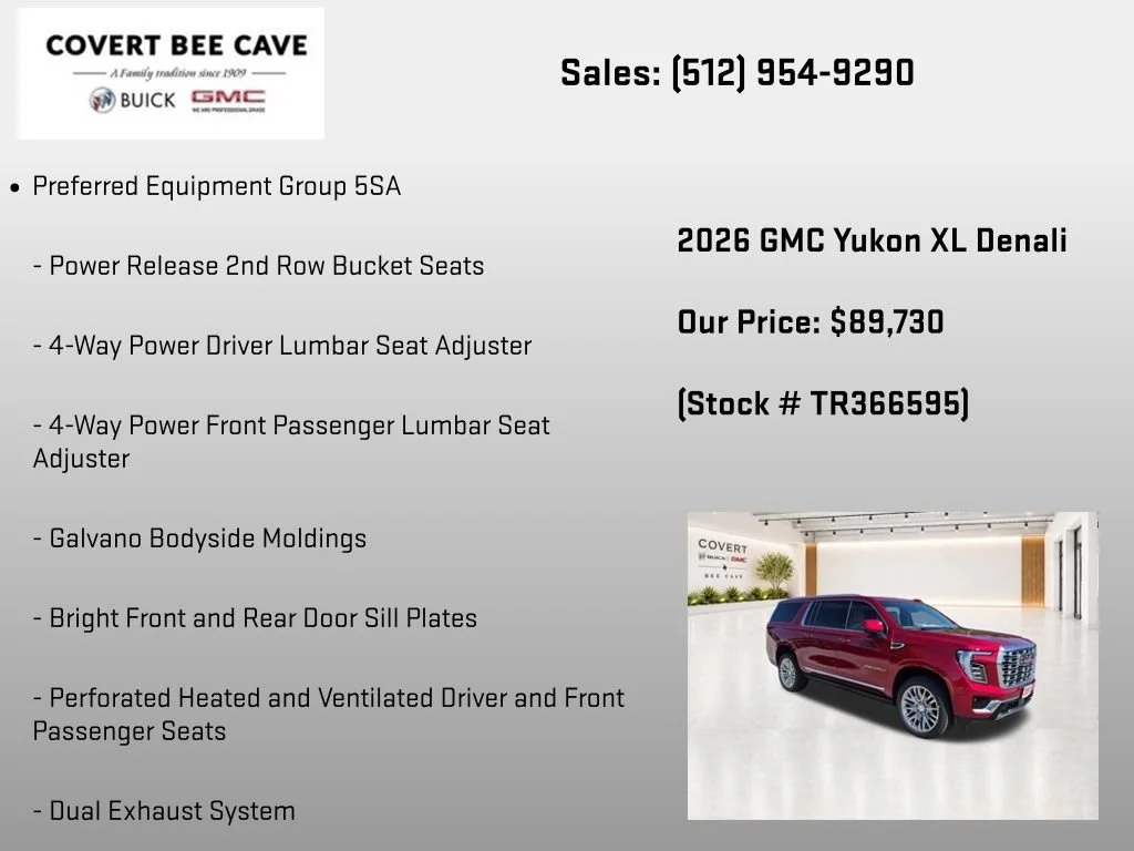 New 2026 Volcanic Red Tintcoat GMC Denali image 7