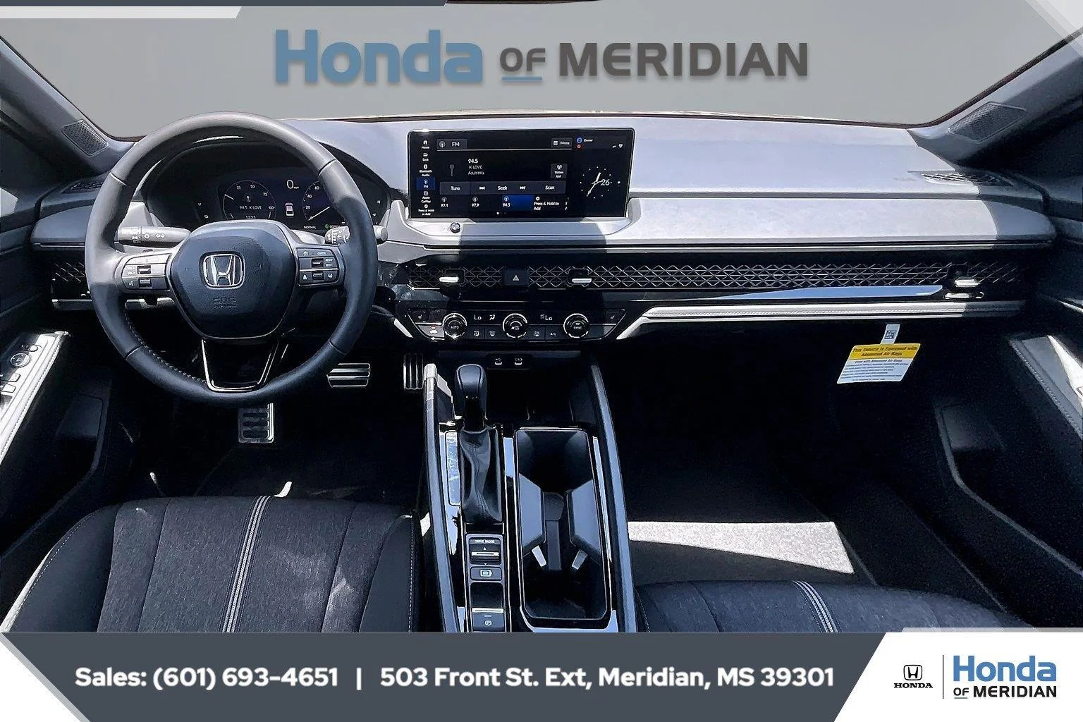 New 2026 Crystal Black Pearl Honda Sport Hybrid image 5