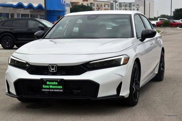 New 2026 Platinum White Pearl Honda FWD Sport image 1