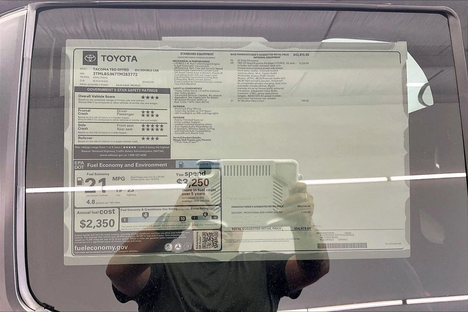 New 2026 Black Toyota TRD Off Road 4WD image 21