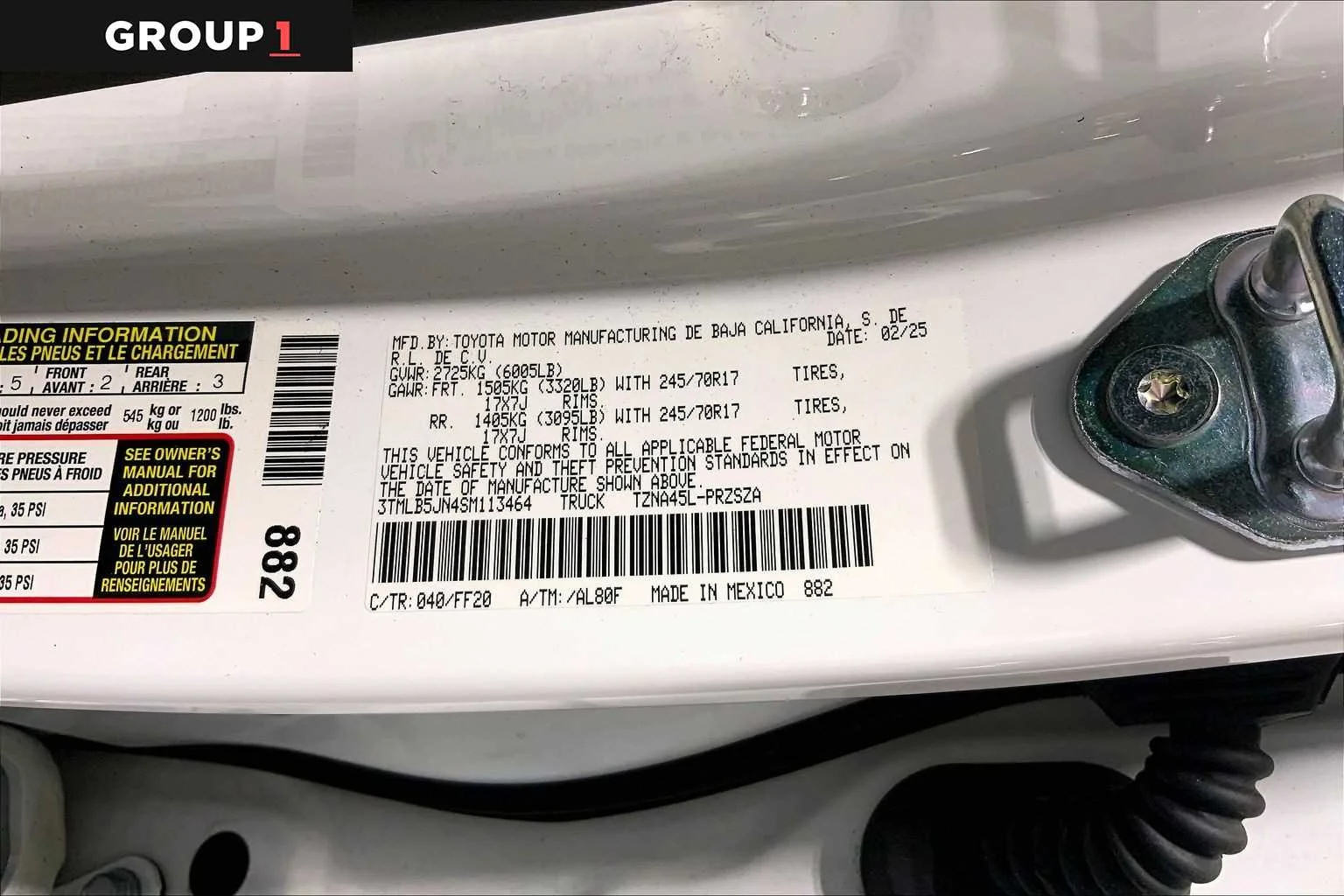 Used 2025 Ice Cap Toyota SR5 image 37