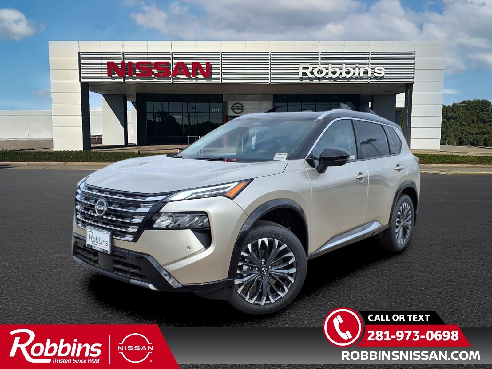 New 2026 Champagne Silver Metallic / Super Black Two-tone Nissan Platinum image 1