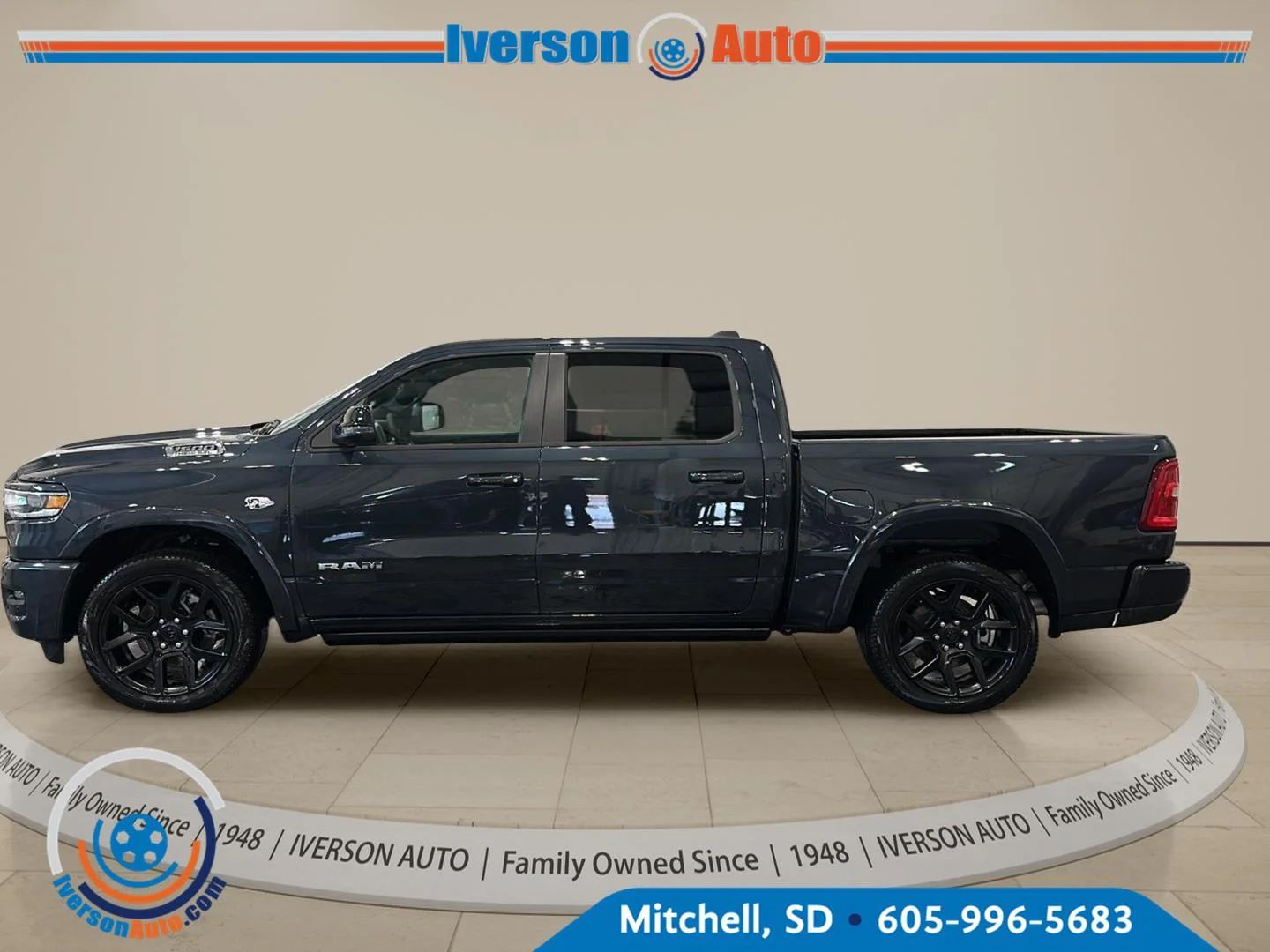 New 2027 Forged Blue Metallic Exterior Paint RAM Laramie image 4