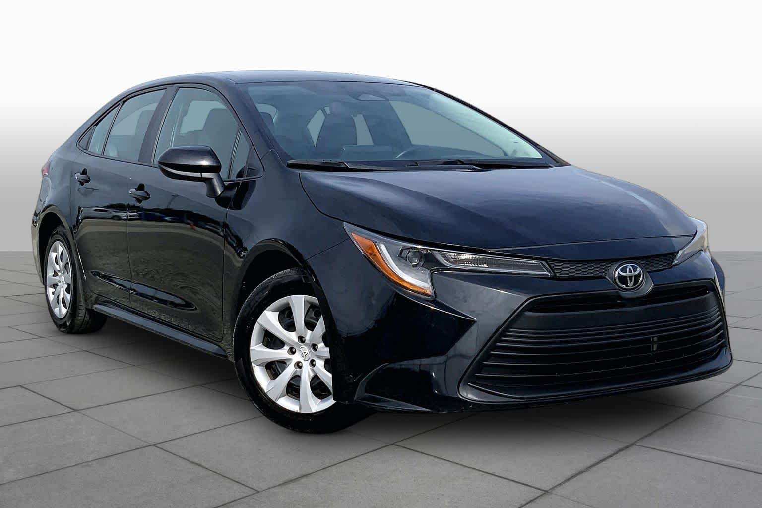 Used 2024 Midnight Black Metallic Toyota LE image 3