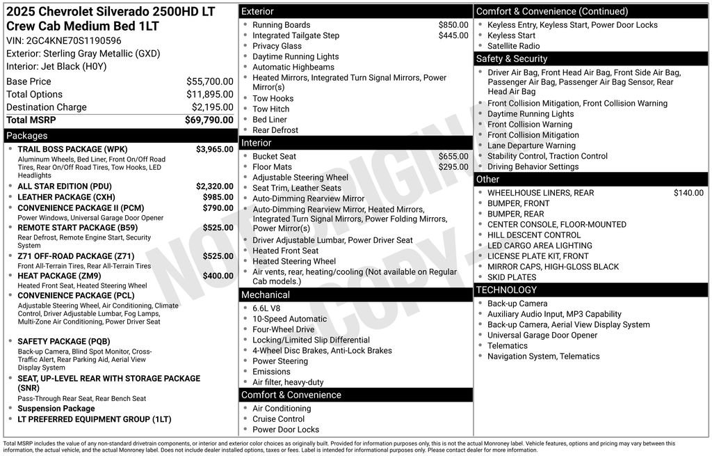 Used 2025 Gray Chevrolet LT image 6