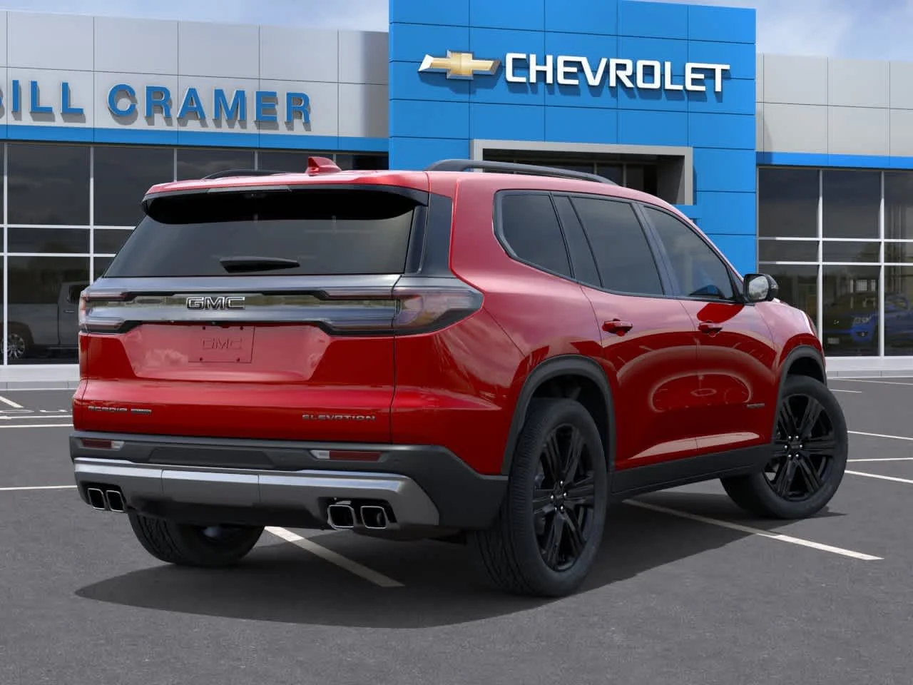 New 2026 Volcanic Red Tintcoat GMC Elevation image 4